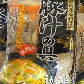 豚汁の具 198円(税込)