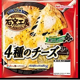石窯工房ピザ 4種のチーズ 218円(税抜)