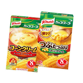 カップスープ（コーンクリーム／つぶたっぷりコーンクリーム） 258円(税抜)