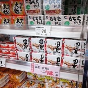 国産中粒納豆 78円(税抜)