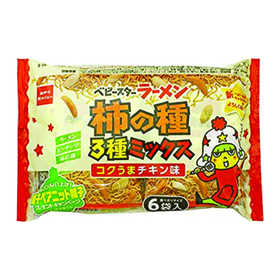 ベビースターコクうまチキン柿の種ミックス6P 158円(税抜)