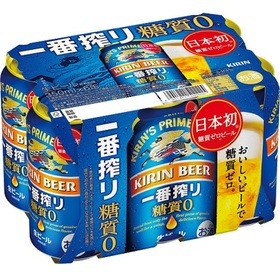 一番搾り糖質ゼロ　６缶パック 1,097円(税込)