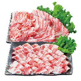豚バラうす切り、焼肉 198円(税抜)