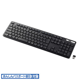 ワイヤレスキーボード[TK-FDM110TK] 2,728円(税込)