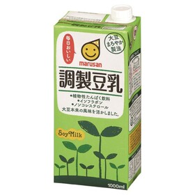 毎日おいしい無調整豆乳／調整豆乳／豆乳飲料麦芽 148円(税抜)