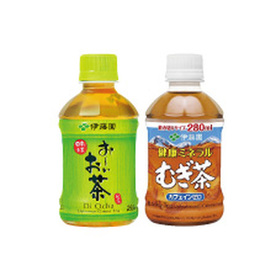 お〜いお茶／健康ミネラルむぎ茶 58円(税込)