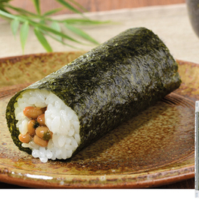 手巻寿司　しそ海苔納豆(増量) 150円(税込)