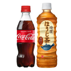 コカ・コーラ(350ml)／綾鷹ほうじ茶(525ml) 69円(税込)