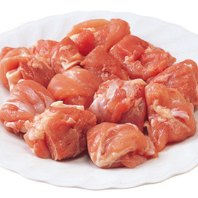 海養鶏もも肉角切り味付唐揚用（タイ産鶏肉使用） 72円(税込)
