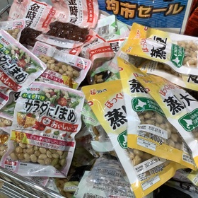 蒸しサラダ豆/蒸し大豆 83円(税込)