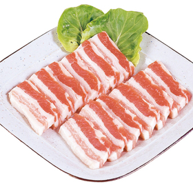 豚バラ肉（カルビ焼用） 216円(税込)