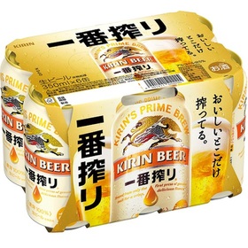 一番搾り　６缶パック 1,097円(税込)