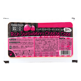 リッチストロベリーチーズケーキ 321円(税込)