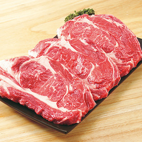 牛肉肩ロースステーキ用 321円(税込)