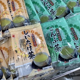 (食物繊維入)しいたけ茶/こんぶ茶 105円(税込)