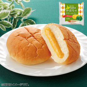 苫前町産かぼちゃクリームパン 118円(税込)
