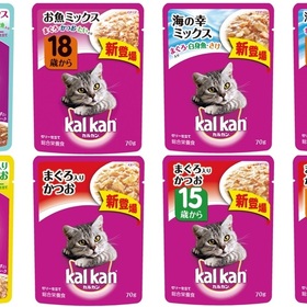 ｶﾙｶﾝﾊﾟｳﾁ子猫用お魚ﾐｯｸｽ白身魚70g 65円(税込)
