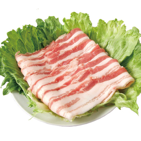 豚肉うす切り・ブロック・味付カルビ焼用（バラ）（解凍） 107円(税込)