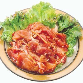 豚肉かた味付け生姜焼き用（解凍） 105円(税込)