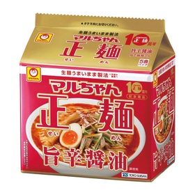 マルちゃん正麺　１０周年記念商品　旨辛醤油 321円(税込)