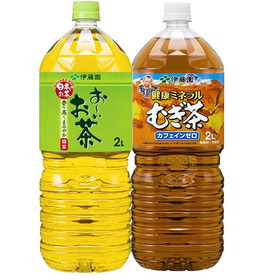 おーいお茶緑茶・健康ミネラルむぎ茶 138円(税込)