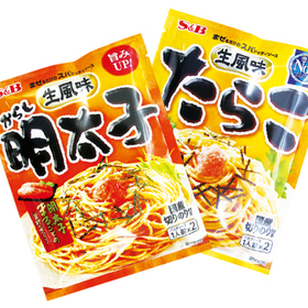 生風味スパゲッティソース たらこ・からし明太子 127円(税込)