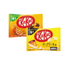キットカットミニ・ショコラオレンジ・チーズケーキ 214円(税込)