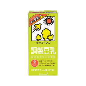 調製豆乳・おいしい無調整豆乳・特濃調製豆乳 182円(税込)