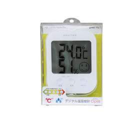 デジタル温湿度計オプシスホワイト O-230WT 1,780円(税込)