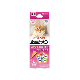 薬用ショットオン猫用１本入り 1ﾎﾝ 548円(税込)