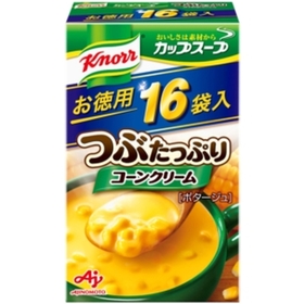 味の素　クノールカップスープ　つぶたっぷりコーンクリーム 537円(税込)