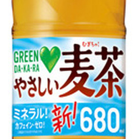 サントリーフーズ　GREENDAKARA　やさしい麦茶 73円(税込)