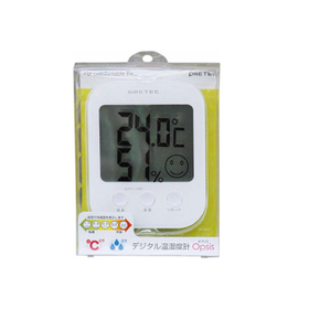 デジタル温湿度計オプシスホワイト Ｏ－２３０ＷＴ 1,780円(税込)