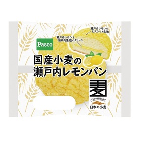 国産小麦の瀬戸内レモンパン 104円(税込)