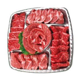 焼肉セット(牛バラ肉200g／豚肩ロース肉(解凍含)300g) 1,620円(税込)