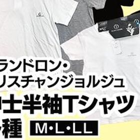 紳士半袖Tシャツ（M/L/LLサイズ） 547円(税込)