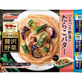 マ・マ　THE　PASTA贅沢野菜　たらこバター 214円(税込)