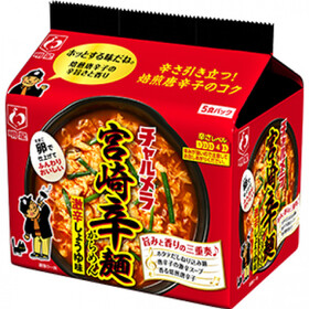 チャルメラ 宮崎辛麺　5食パック 354円(税込)