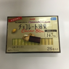 明治　チョコレート効果カカオ86%  26枚入 463円(税込)