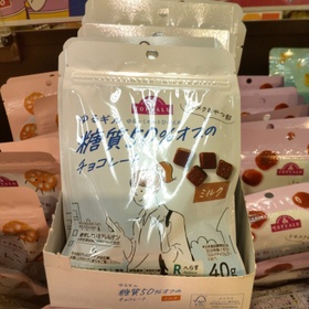 ゆるギル糖質50％オフのチョコレート　ミルク 170円(税込)