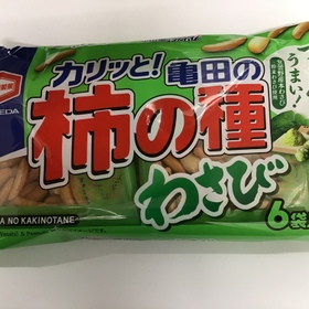 亀田製菓　亀田の柿の種わさび　164g 236円(税込)