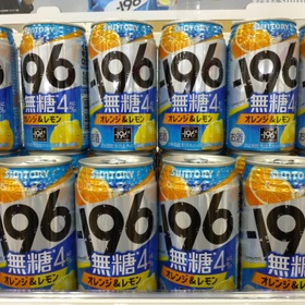 196無糖オレンジレモン 110円(税込)