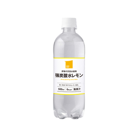 伊賀の天然水使用　強炭酸水レモン500ml 63円(税込)