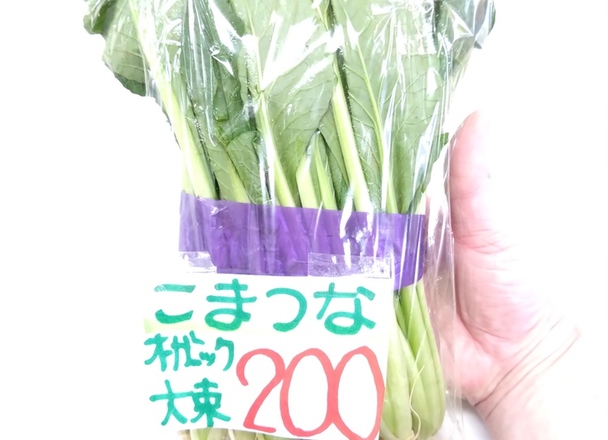 小松菜 200円(税込)
